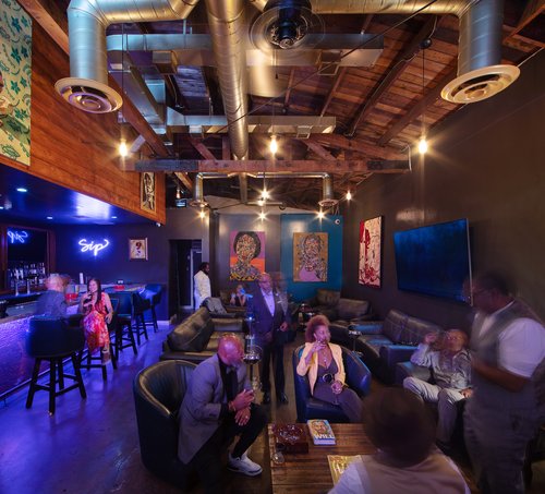 The DROBE Stogies bar and humidor